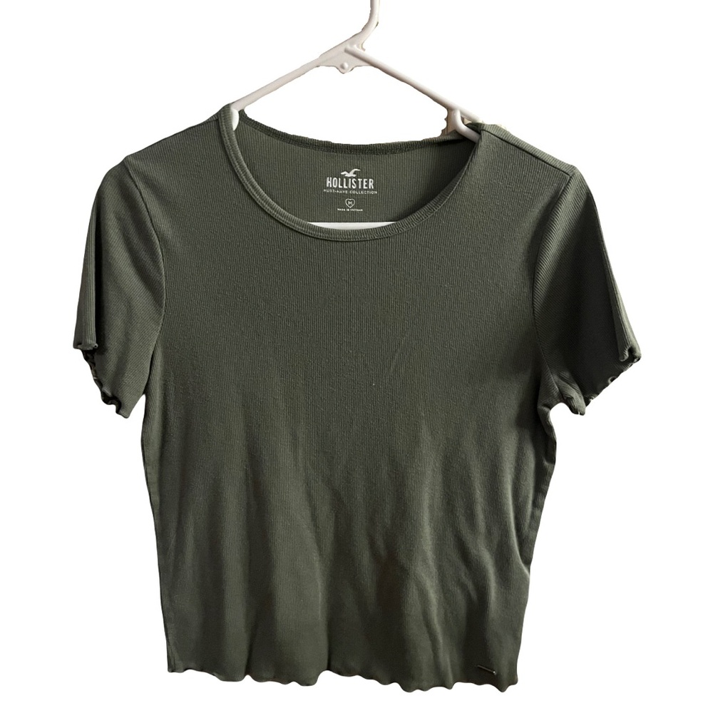 Green Crop Top